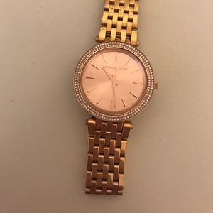 Rose gold Michael Kors watch